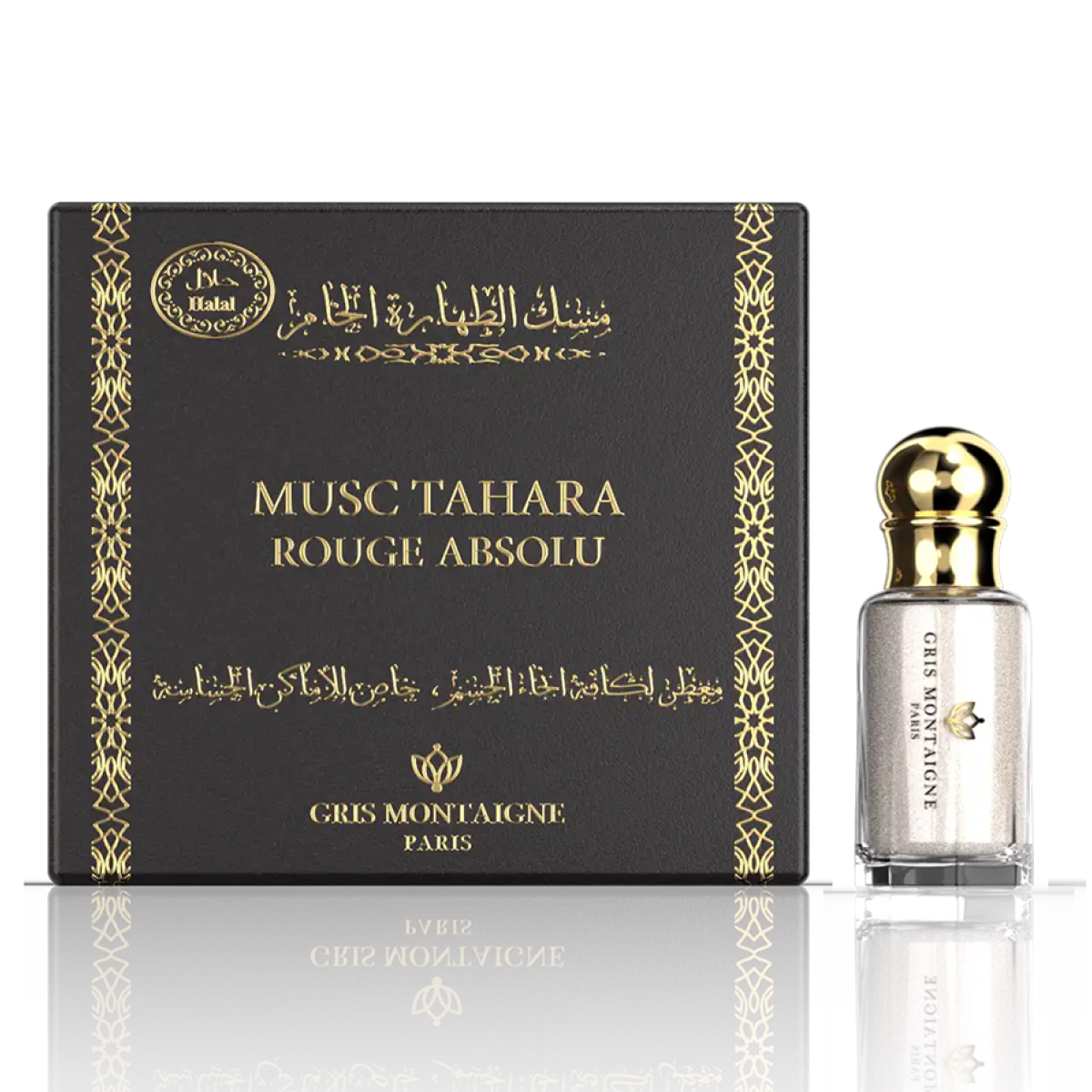 12ml Gris Montaigne - Musc Tahara Rouge Absolu - Parfum Concentré