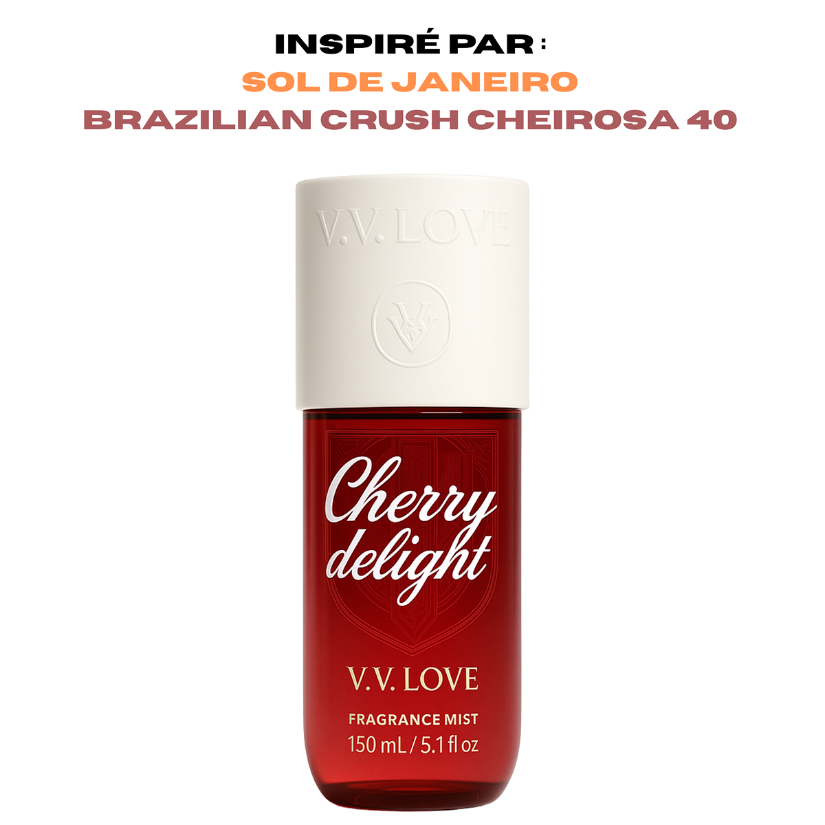 150ml Vv Love - Cherry Delight - Brume Parfumée pour femme