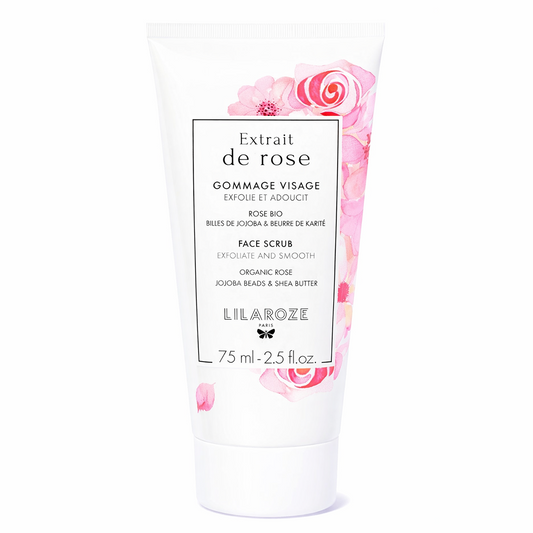 Lilaroze Paris - Scrub Viso Estratto di Rose Esfolia e Ammorbidisce