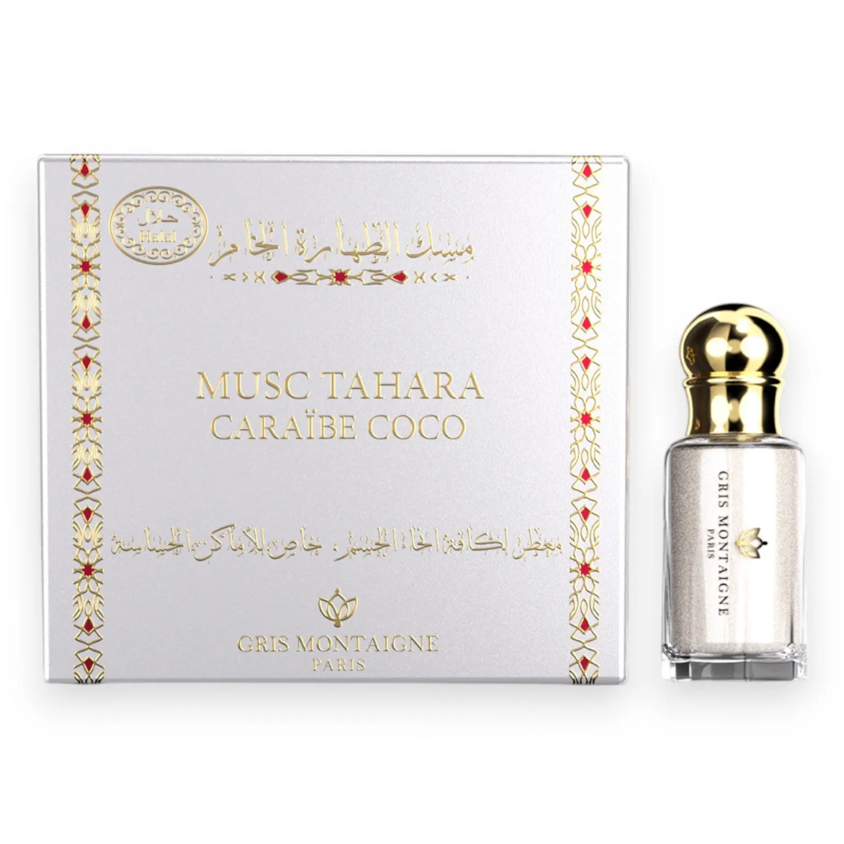 12ml Gris Montaigne - Musc Tahara Caraïbe Coco - Parfum Concentré