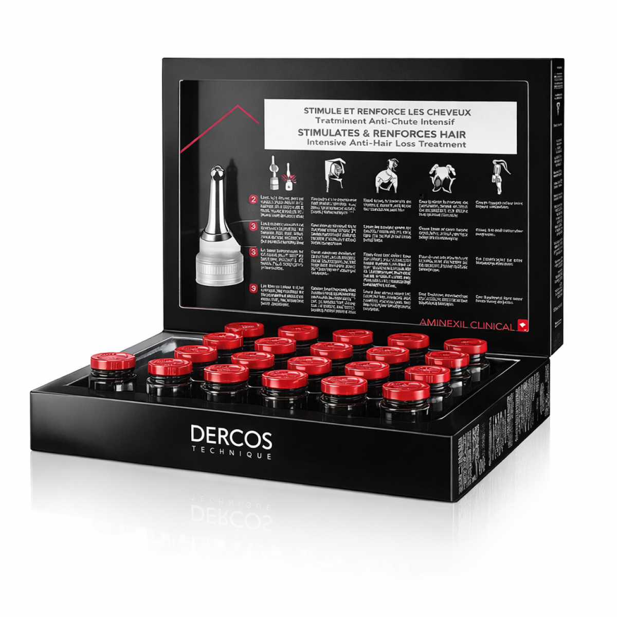 21*6ml Vichy - Dercos Aminexil Intensive 5 Men Cuir Chevelu Sensible 21 Ampoule de 6ml