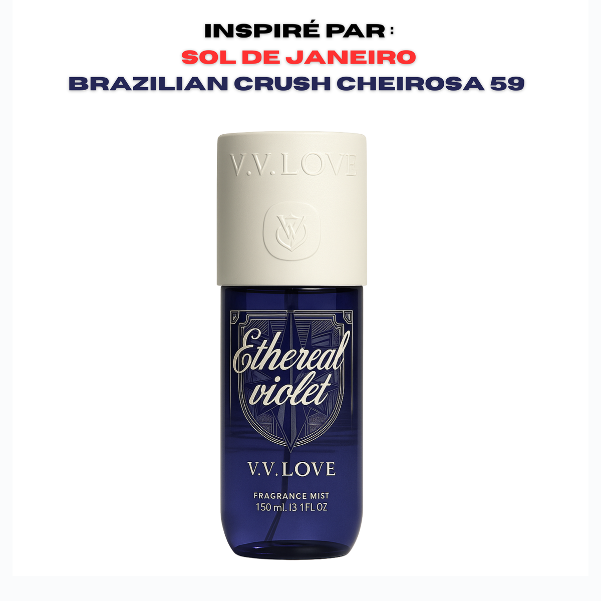 6*150ml Vv Love - Ethereal Violet - Body Mist da Donna