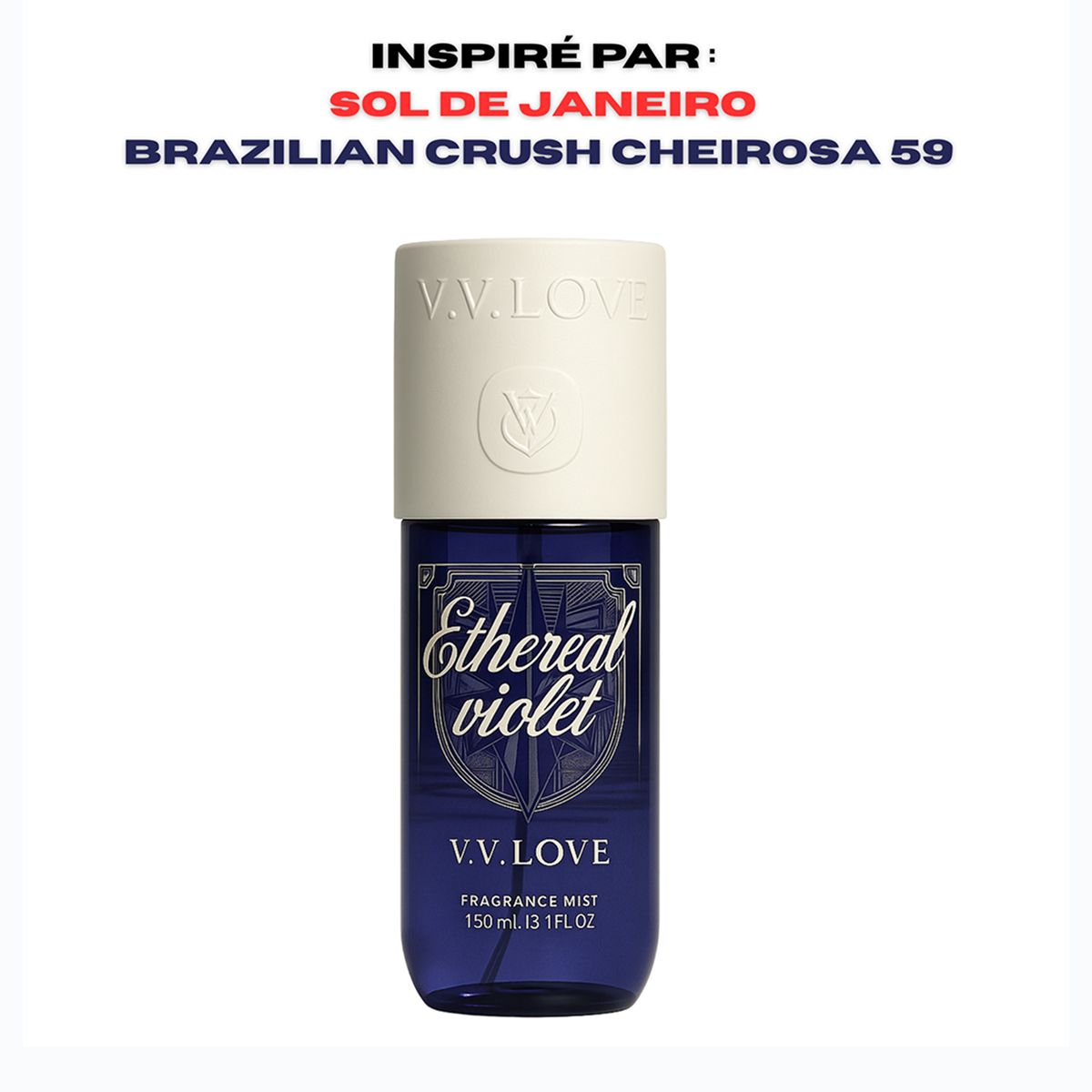 2*150ml Vv Love - Ethereal Violet - Body Mist da Donna