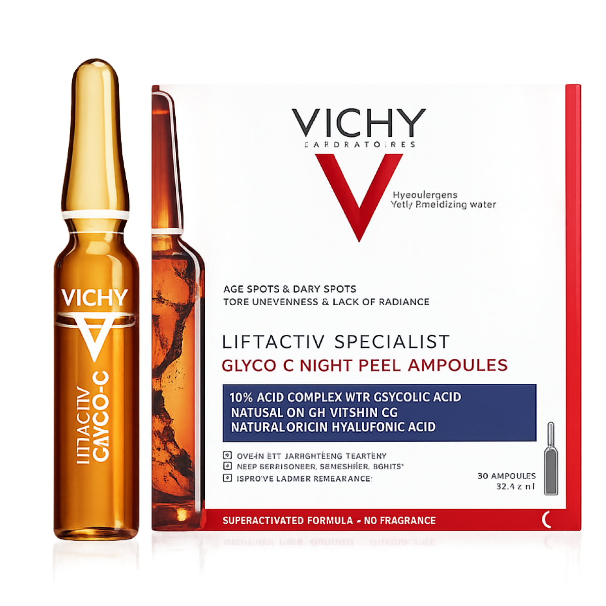 20ml Vichy - Liftactiv Specialist Glyco-c Acide Hyaluronique 10 Ampoule de 2ml