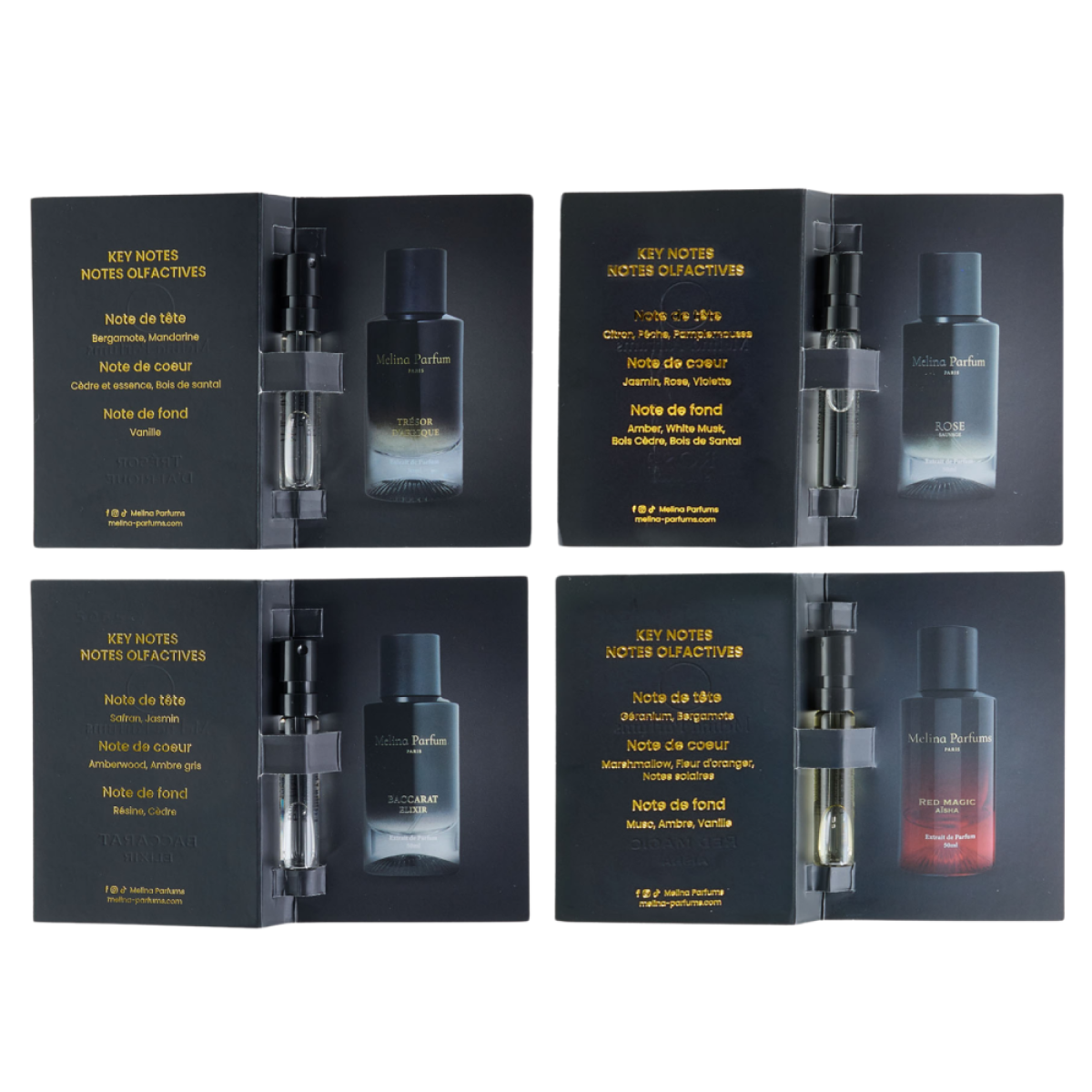 50ml Melina Parfums - Vert Malaki - Extrait de Parfum Mixte