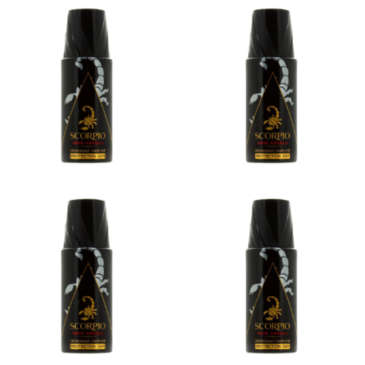 150ml Scorpio - Noir Absolu - Deodorant pour homme