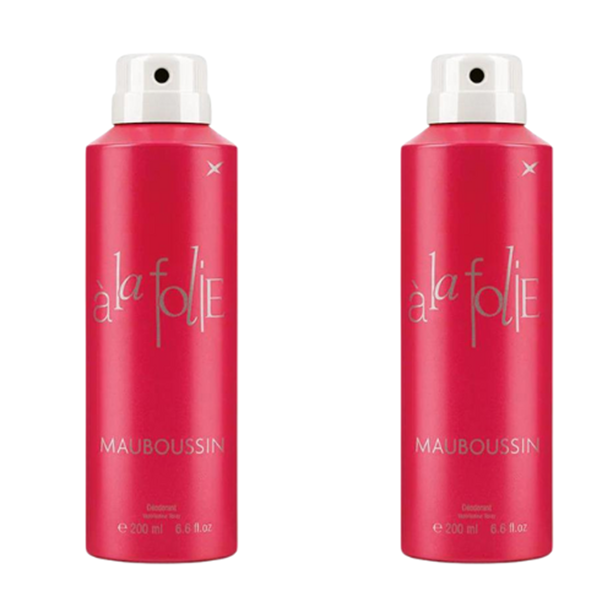 6*200ml Mauboussin - alla Folie - Deodorante da Donna
