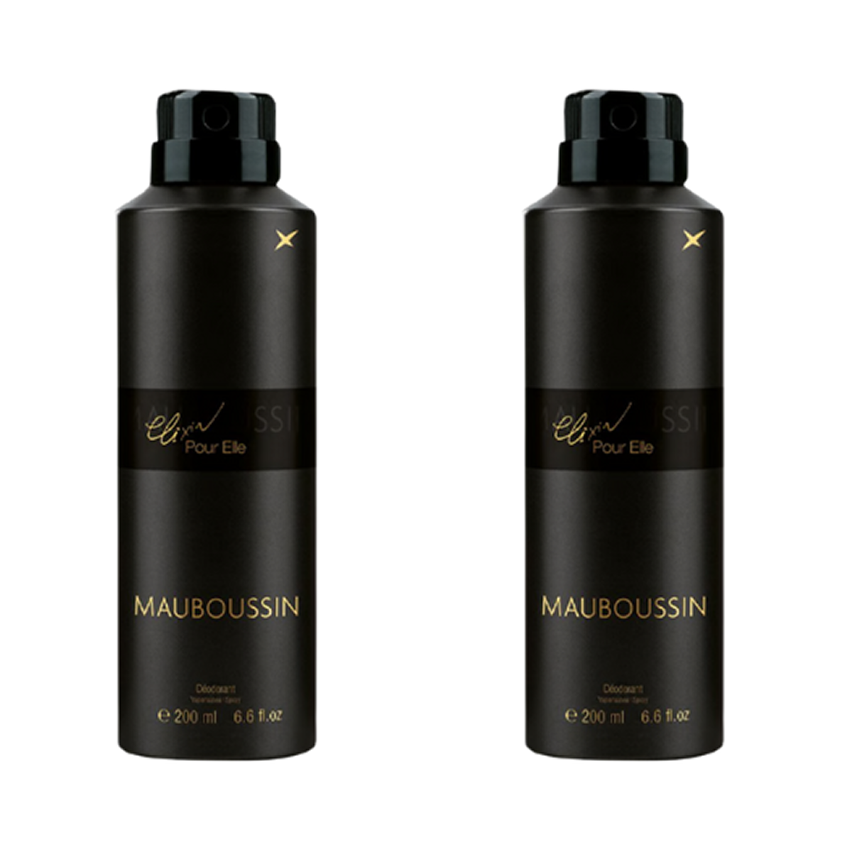 6*200ml Mauboussin - Elixir per Lei - Deodorante da Donna