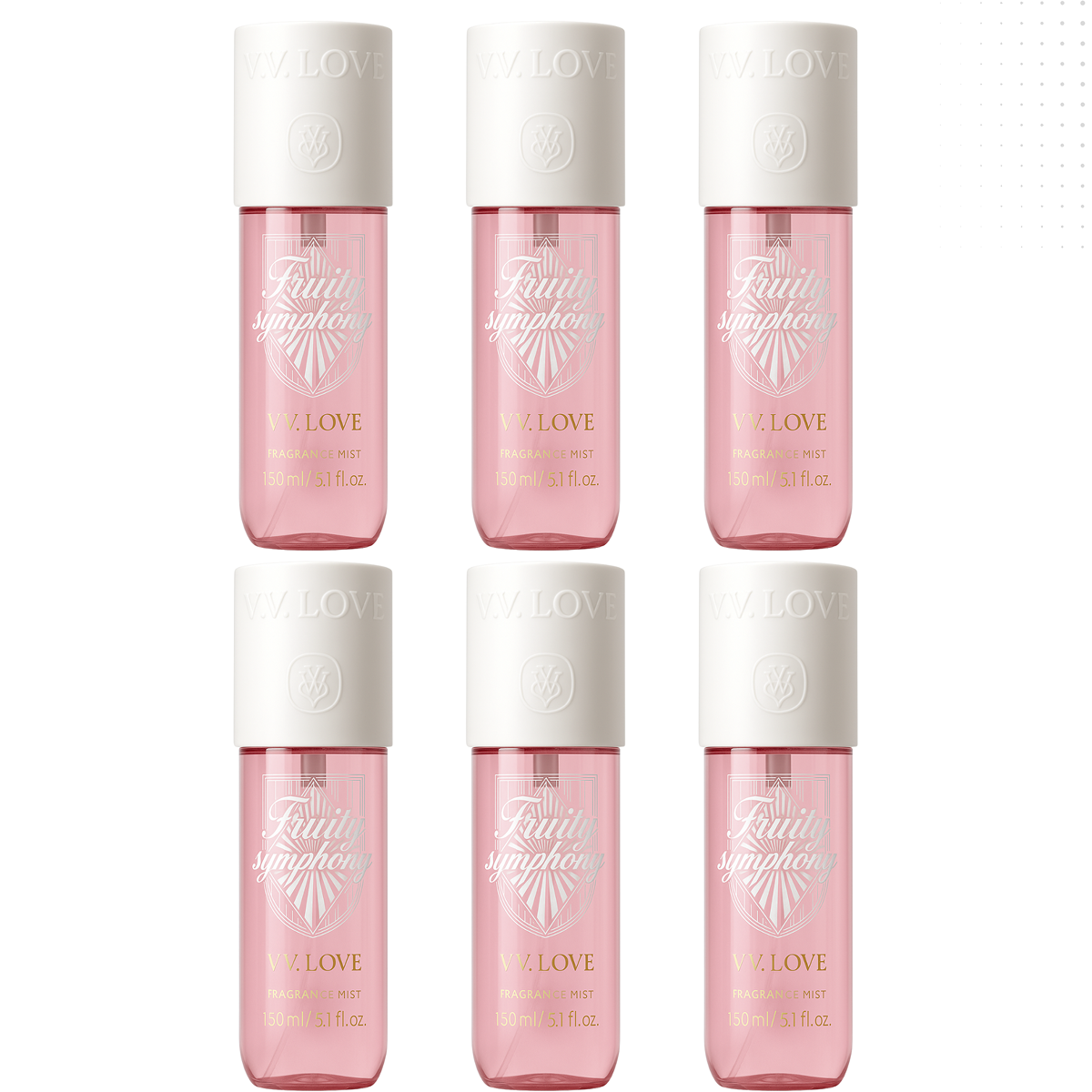 150ml Vv Love - Fruity Symphony - Brume Parfumée pour femme