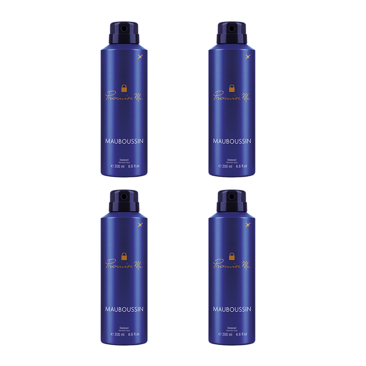 6*200ml Mauboussin - Promise Me - Deodorante da Donna