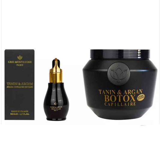 Kit Siero 30ml + Maschera 1000ml Gris Montaigne - Tanin & Argan