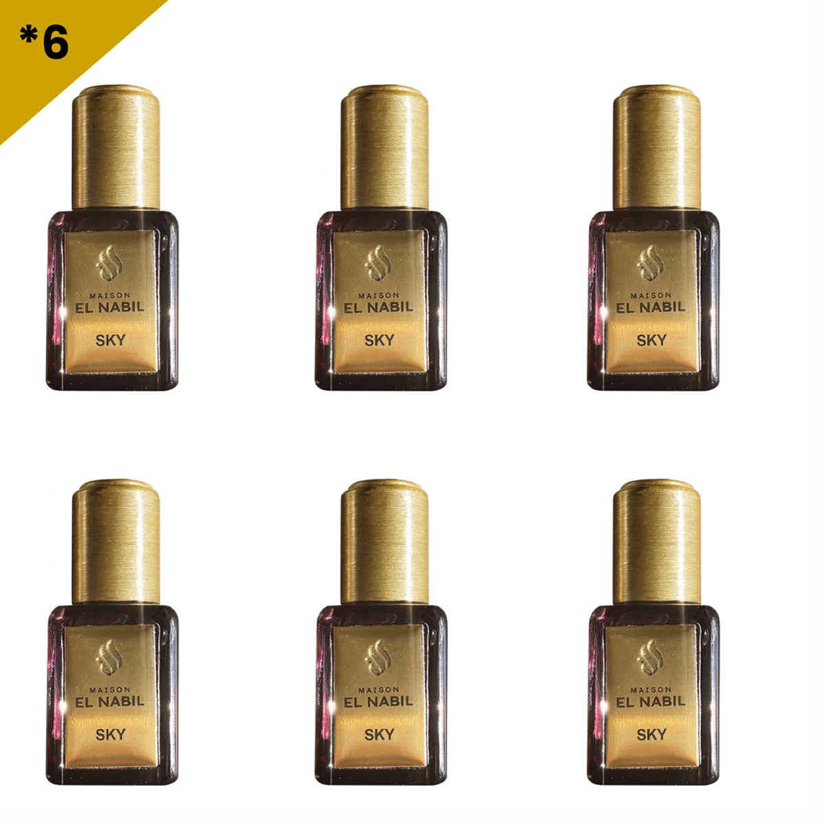 12*5ml el Nabil - Sky - Profumo concentrato Senza Alcool
