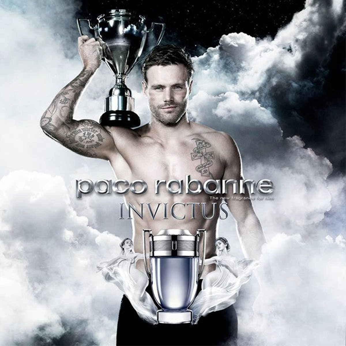 100 ml Paco Rabanne - Invictus - Eau de Toilette pour homme