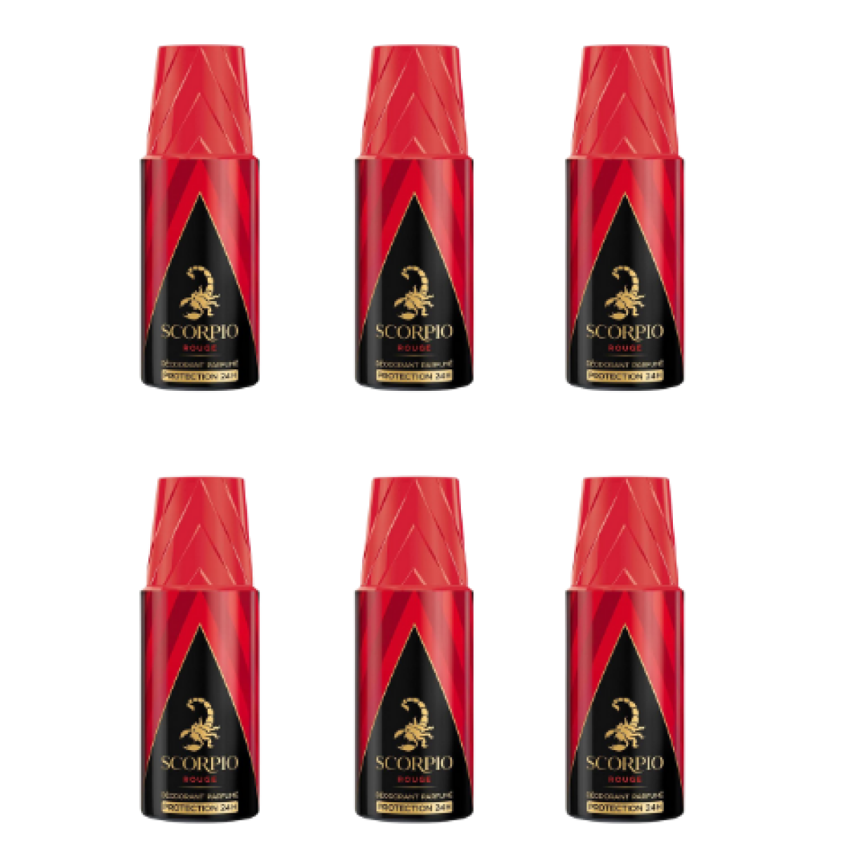 150ml Scorpio - Rouge - Déodorant pour homme