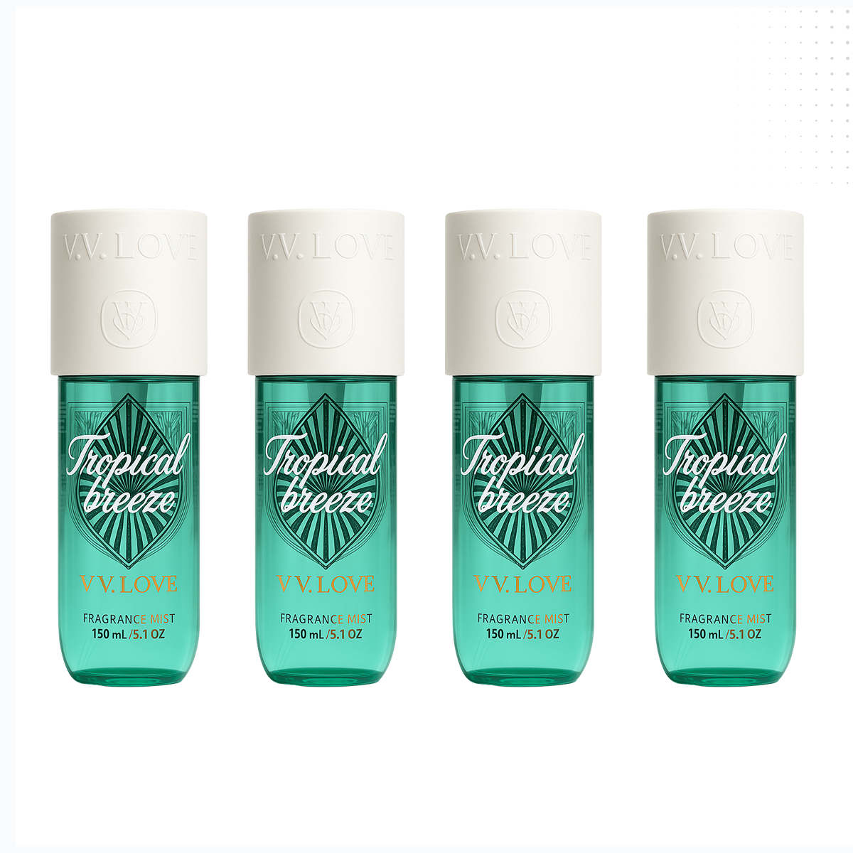 12*150ml Vv Love - Tropical Breeze - Body Mist da Donna