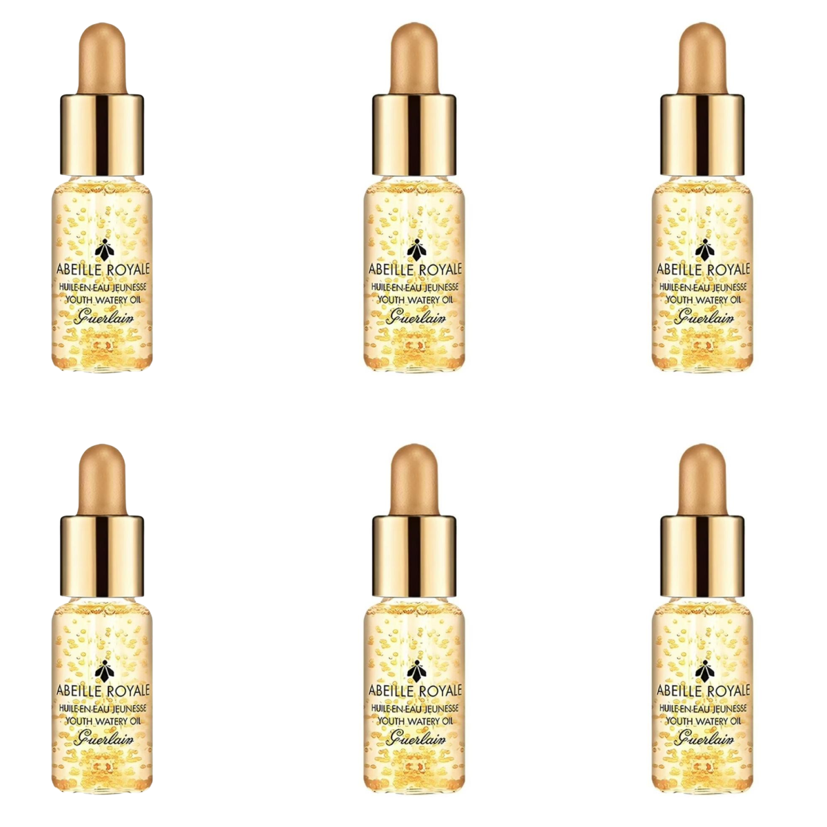 6*5ml Guerlain Paris - Abeille Royale - Olio en eau Jeunesse