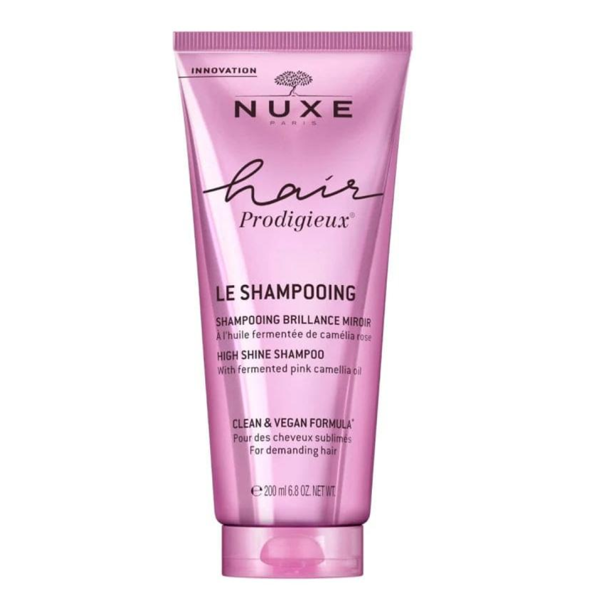 200ml Nuxe - Shampoing Hair Prodigieux Brillance Miroir a L' Huile Fermentée de Camélia Rose