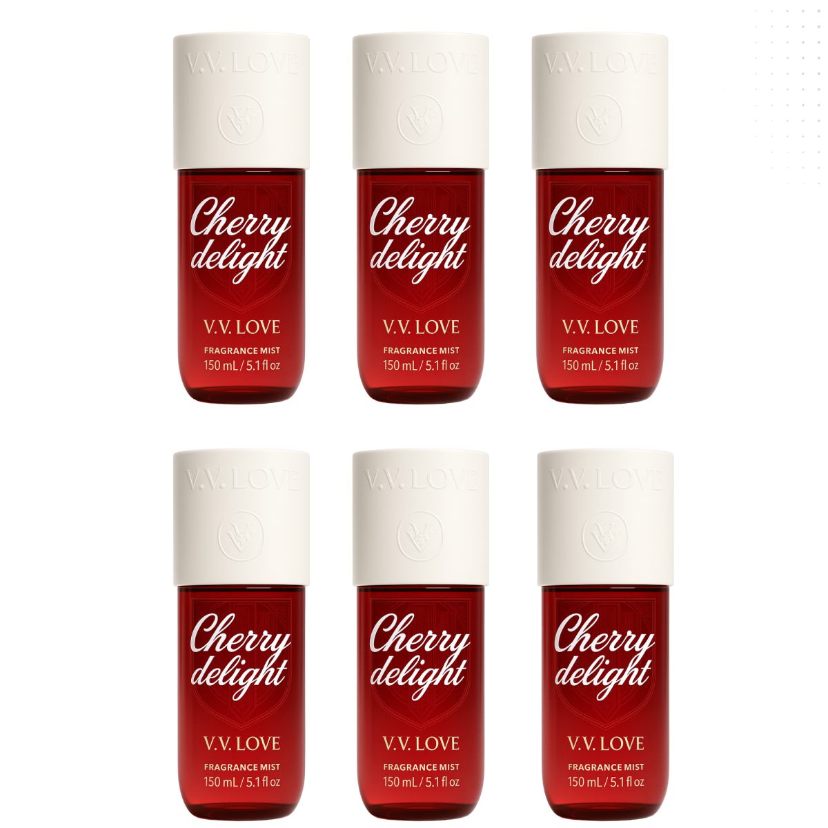 150ml Vv Love - Cherry Delight - Brume Parfumée pour femme