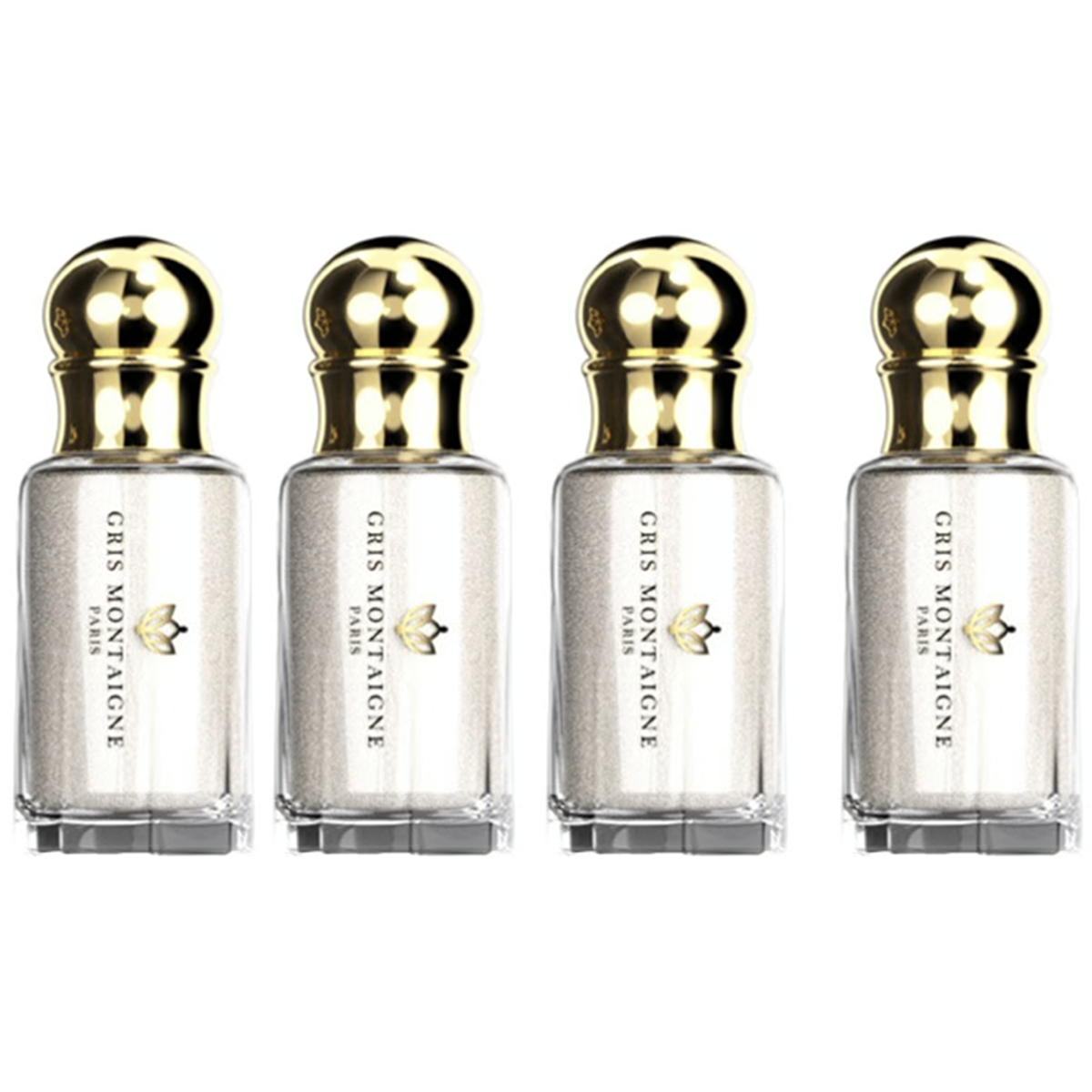 4*12ml Gris Montaigne - Musc Tahara Rouge Absolu - Profumo concentrato