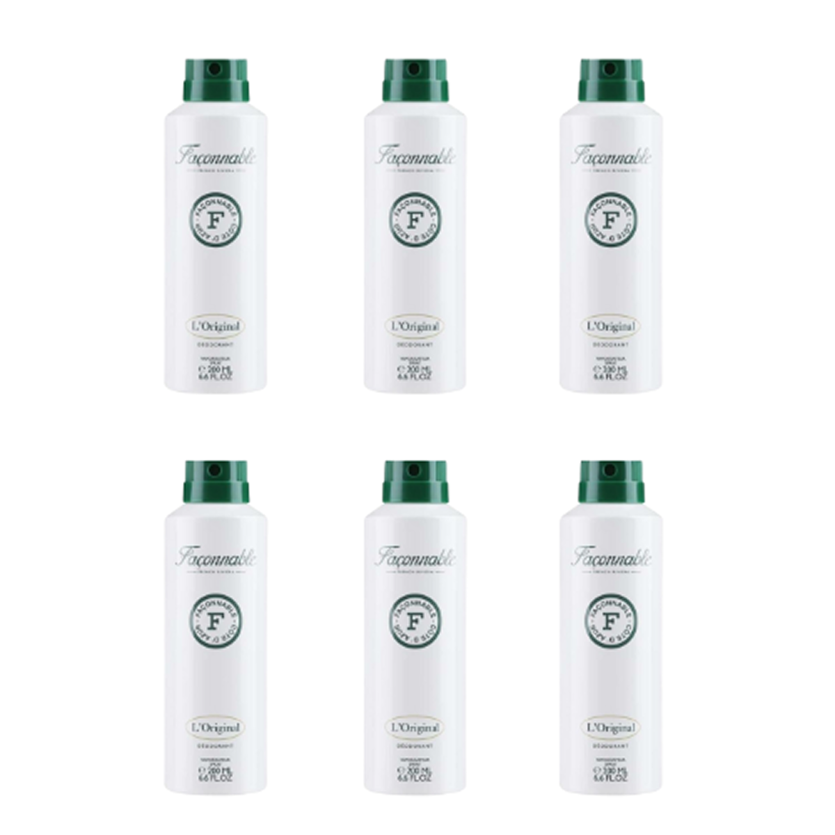 200ml Façonnable - L'original - Déodorant pour homme
