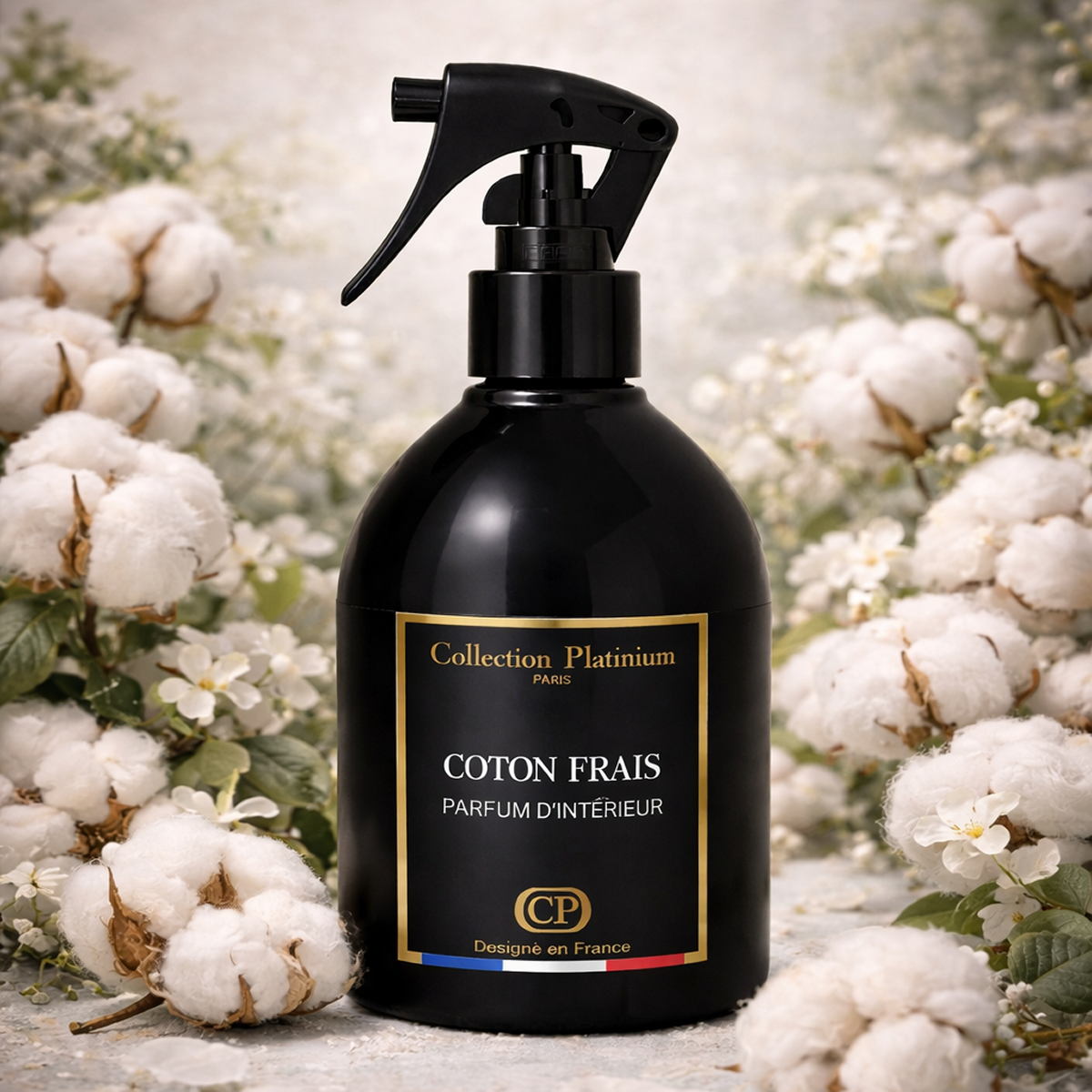 250ml Collection Platinium - Cotons Frais - Spray D'Interieur Parfum D'ambiance