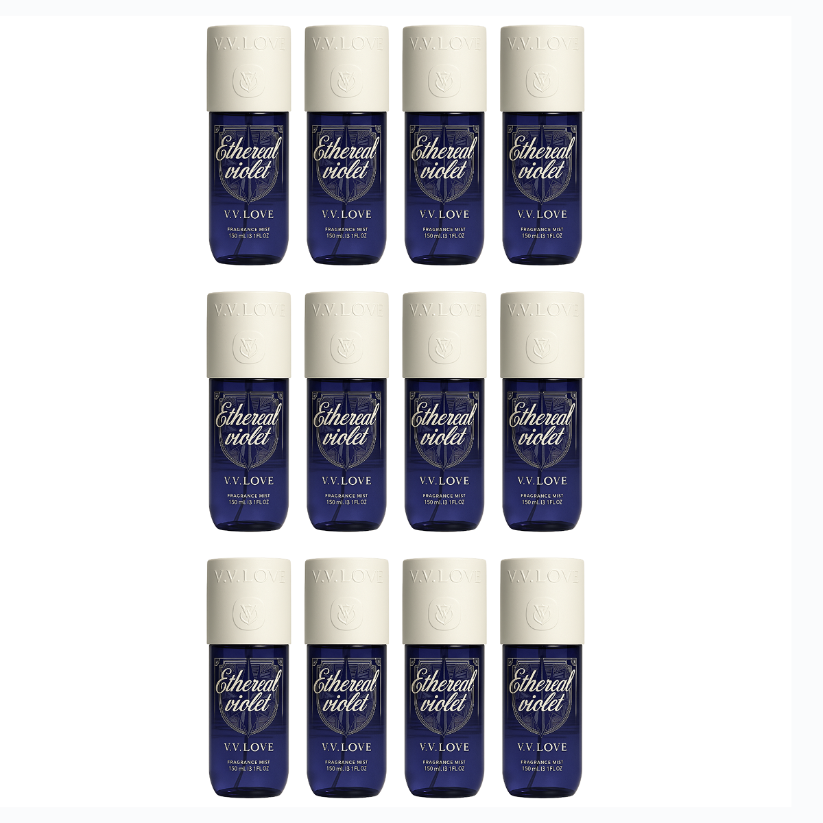 6*150ml Vv Love - Ethereal Violet - Body Mist da Donna