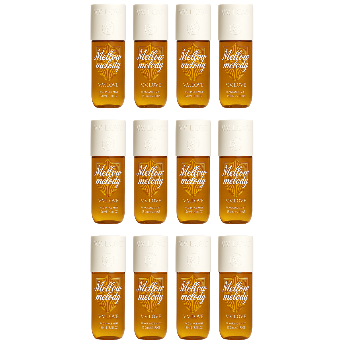 12*150ml Vv Love - Mellow Melody - Body Mist da Donna