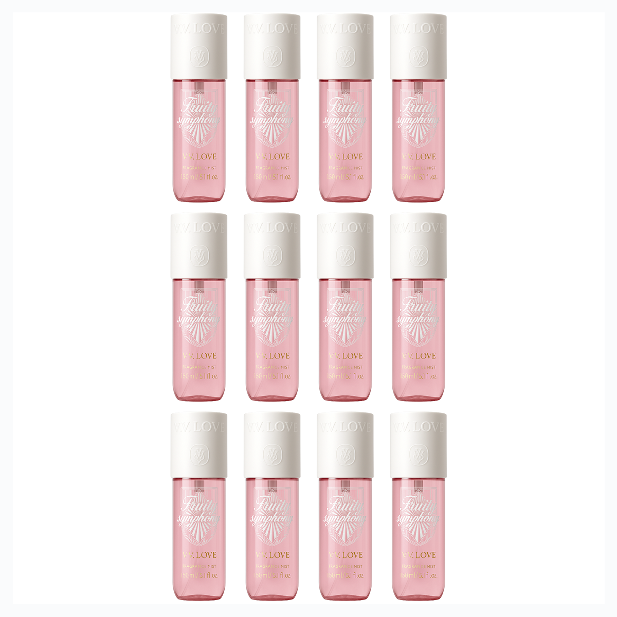12*150ml Vv Love - Fruity Symphony - Body Mist da Donna