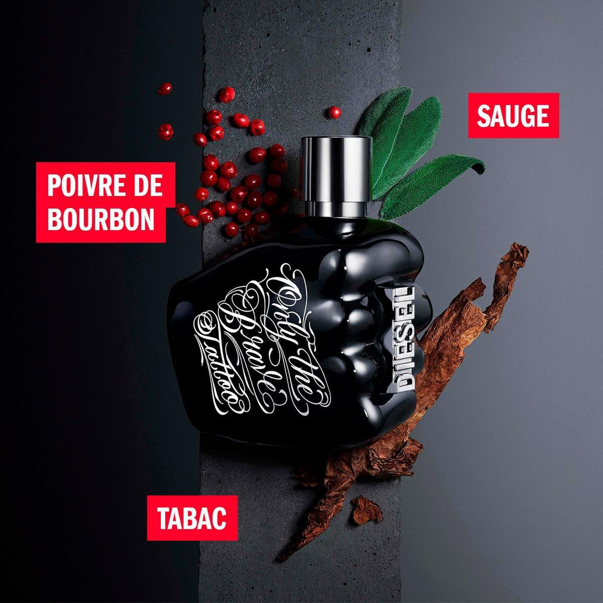 125 ml Diesel - Only The Brave Tattoo - Eau de Toilette pour homme