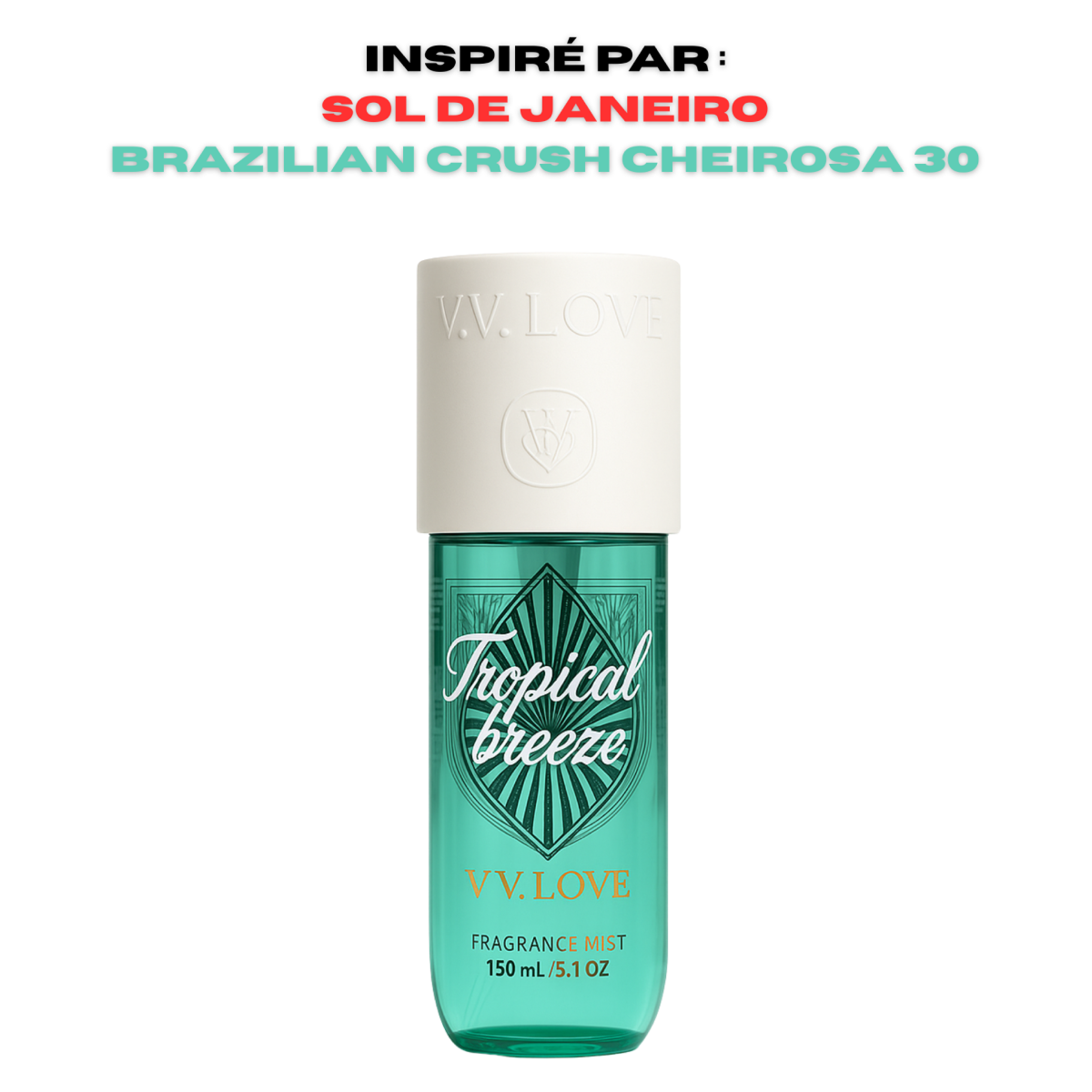 12*150ml Vv Love - Tropical Breeze - Body Mist da Donna
