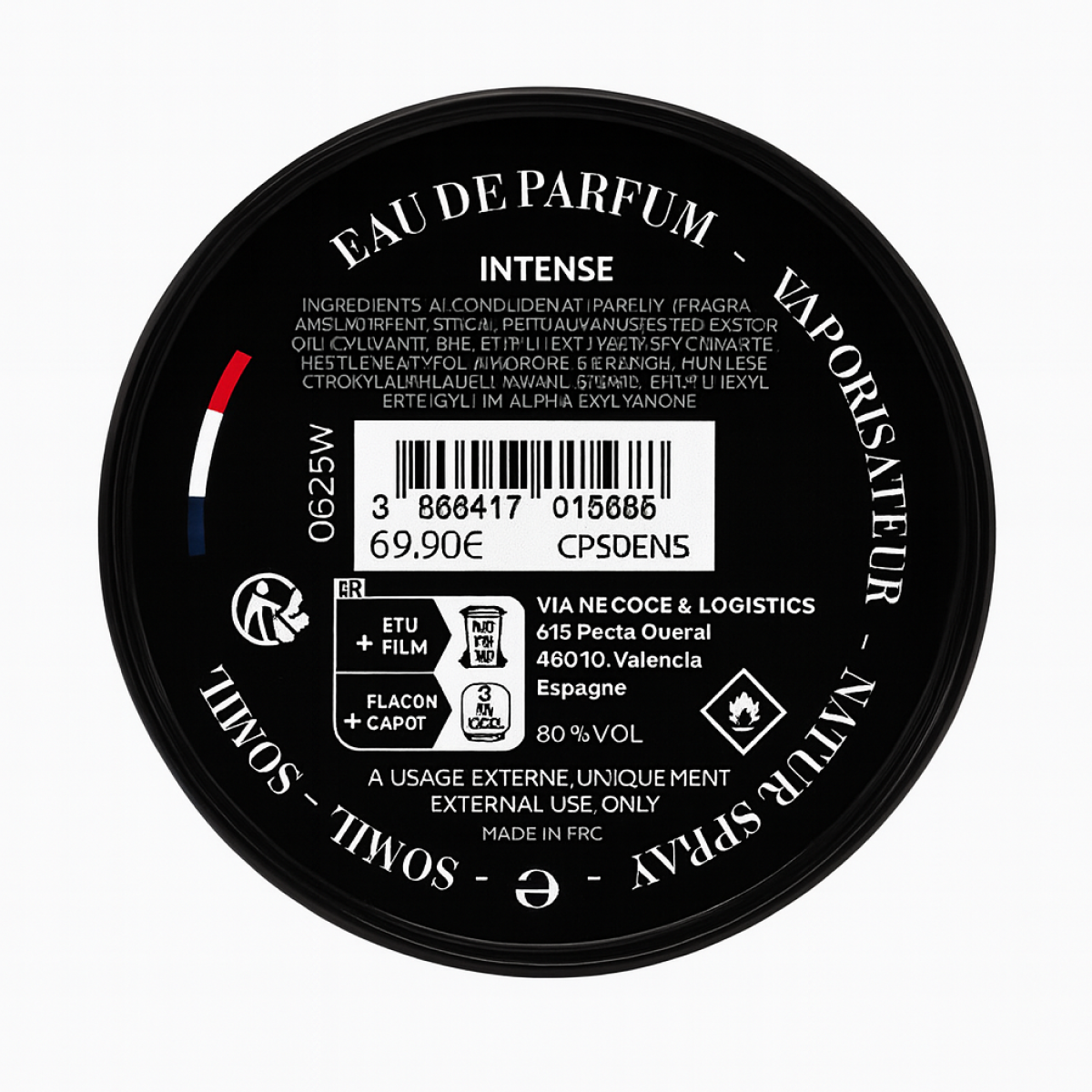 50ml Collection Privée - Intense - Eau de parfum mixte