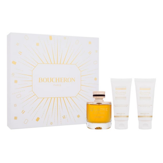 Boucheron - Quatre Iconic - Cofanetto Eau de Parfum 100 ml +Gel Doccia 100 ml + Latte Corpo 100 ml