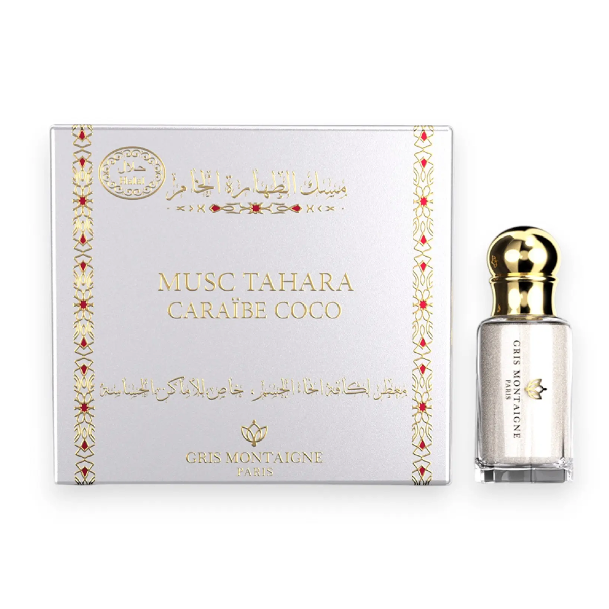 12ml Gris Montaigne - Musc Tahara Caraïbe Coco - Parfum Concentré