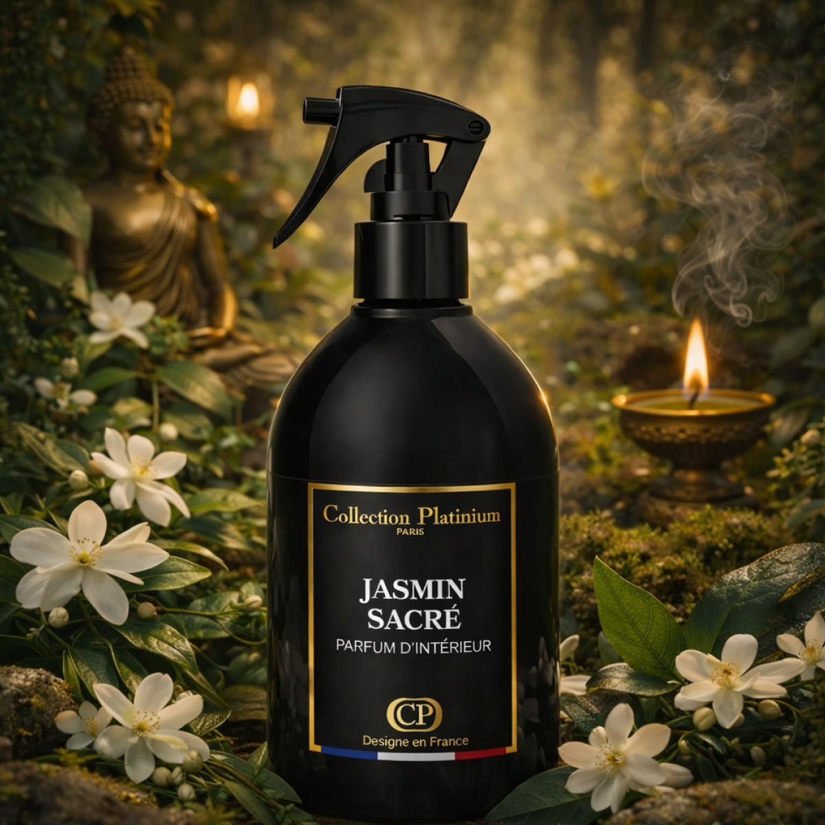 250ml Collection Platinium - Jasmin Sacré - Spray D'Interieur Parfum D'ambiance