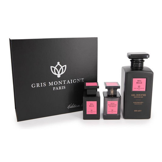 Gris Montaigne - Cofanetto Mya Belle Gel Doccia 650ml + Parfum 75ml + Olio 75ml
