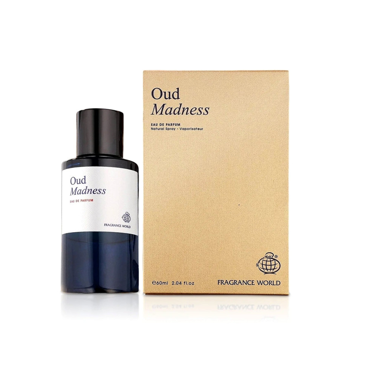 60 ml Fragrance World - Oud Madness - Eau de Parfum Unisexe