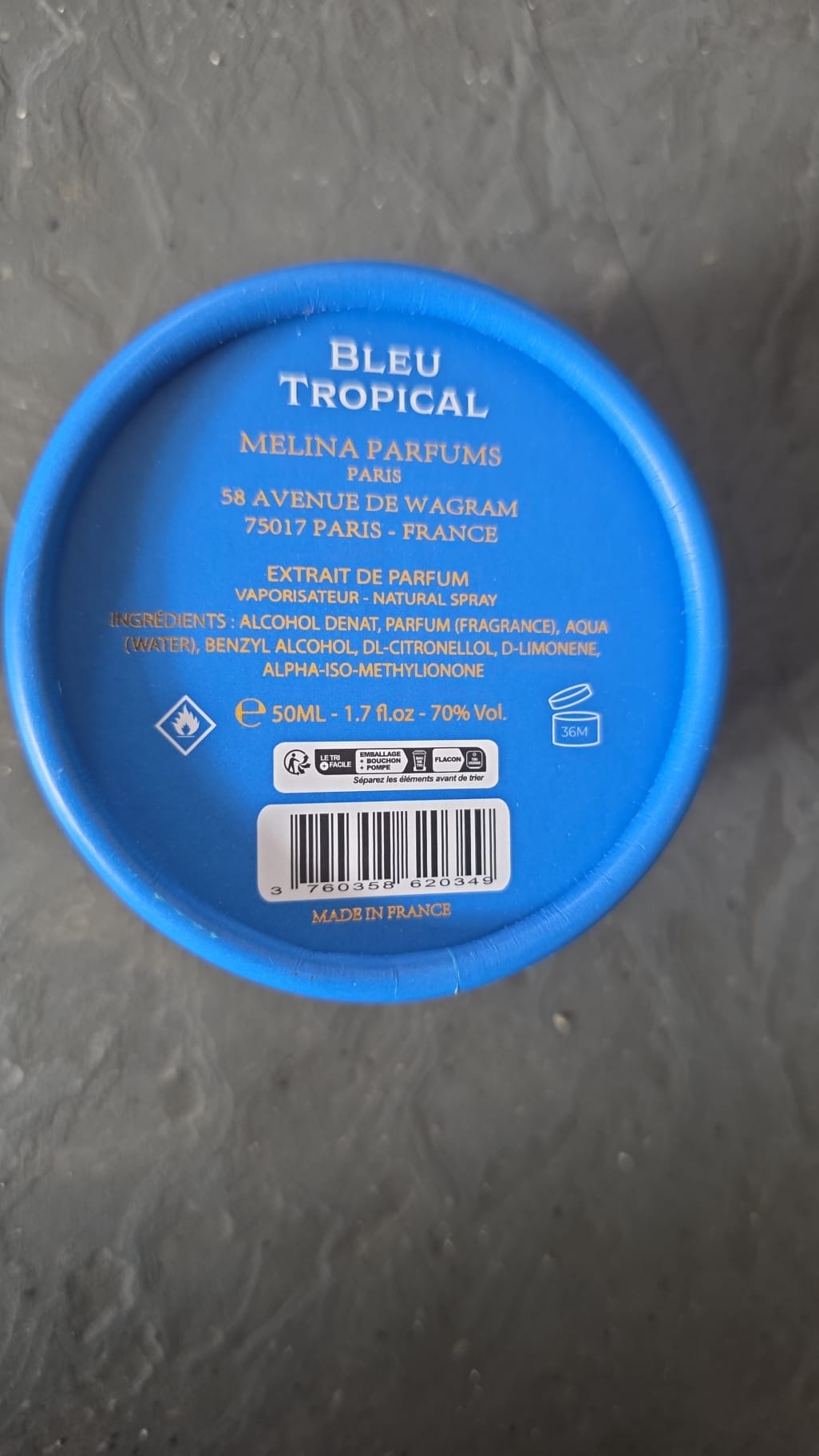 Melina Parfums - Bleu Tropical - Estratto misto di profumo