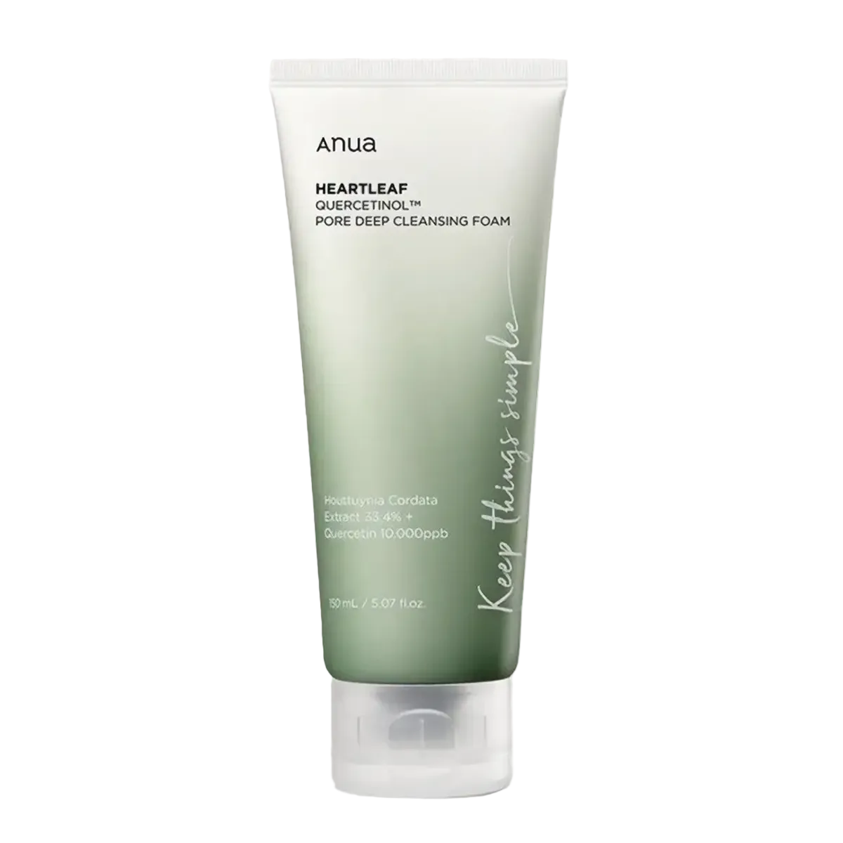 150ml Anua - Heartleaf Quercetinol - Pore Deep Cleansing Foam