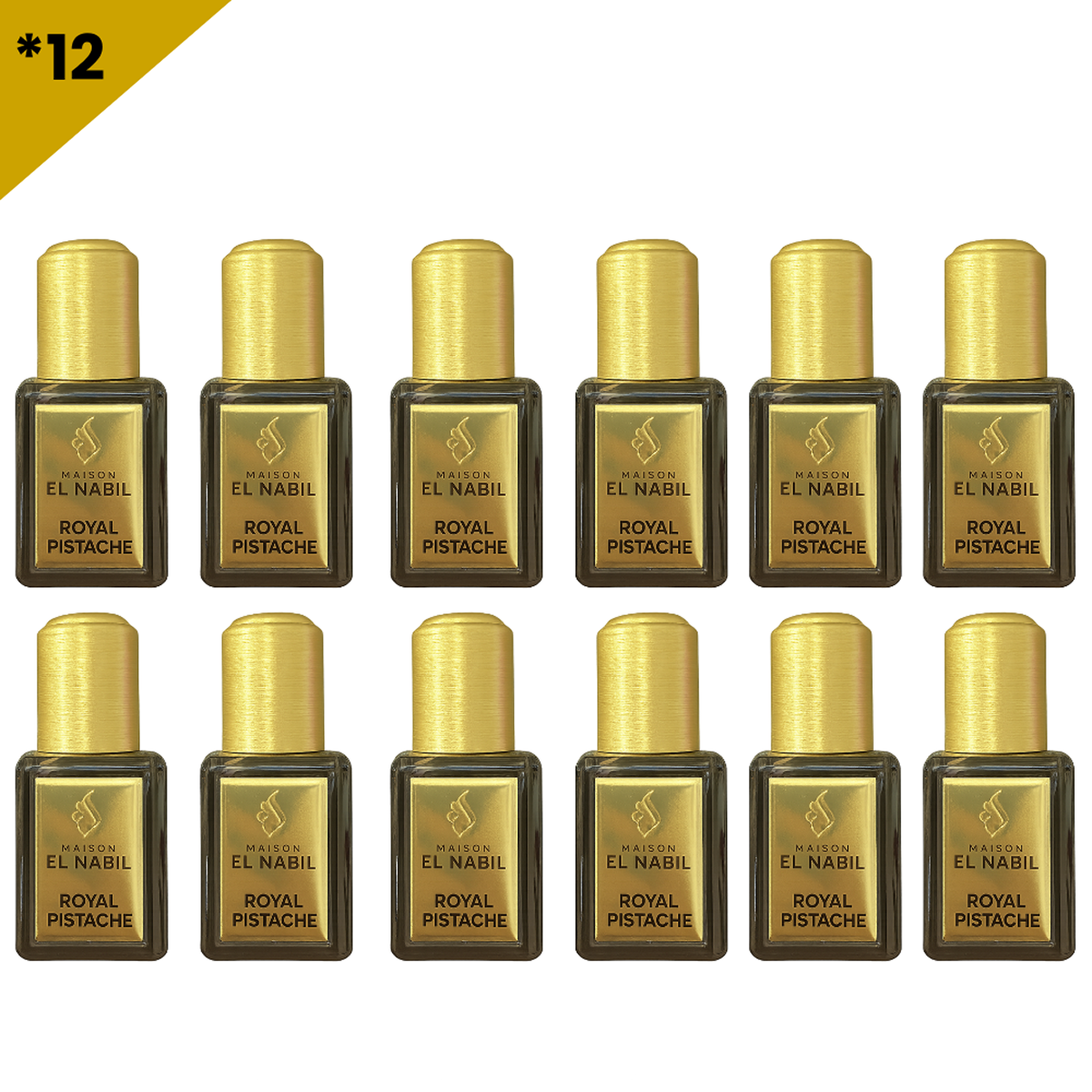 12*5ml el Nabil - Royal Pistache - Profumo concentrato Senza Alcool