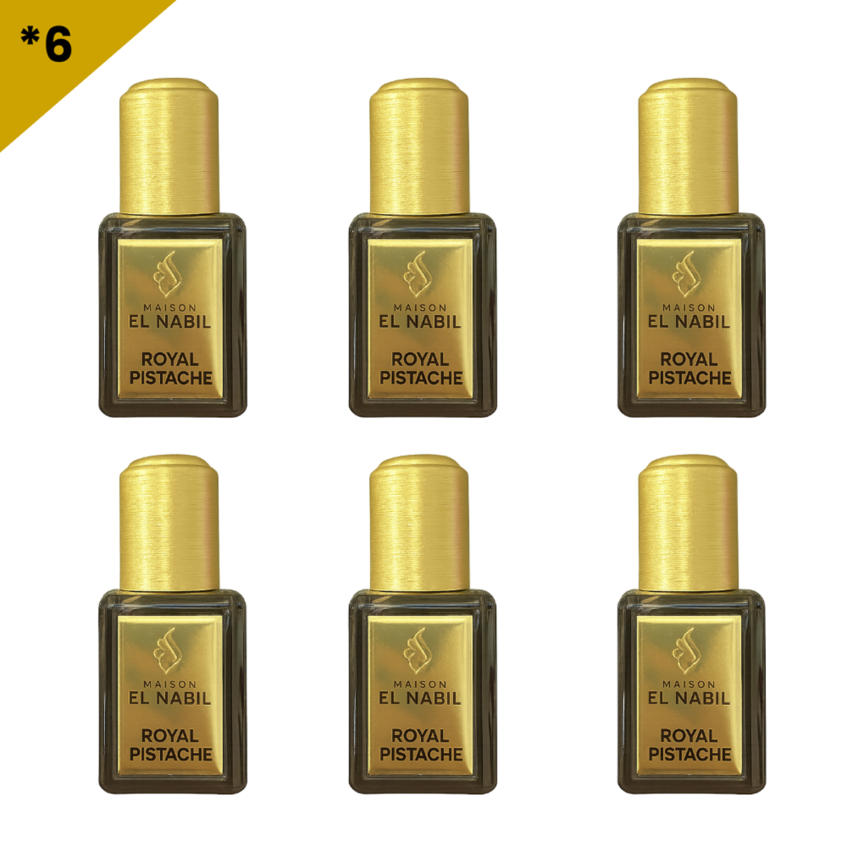 12*5ml el Nabil - Royal Pistache - Profumo concentrato Senza Alcool