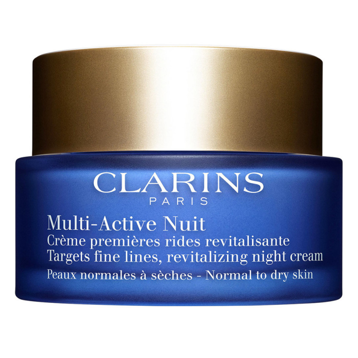 50 ml Clarins - Multi-Active Nuit - Crèmes Premières Rides Revitalisante pour Peau Normales à Sèches