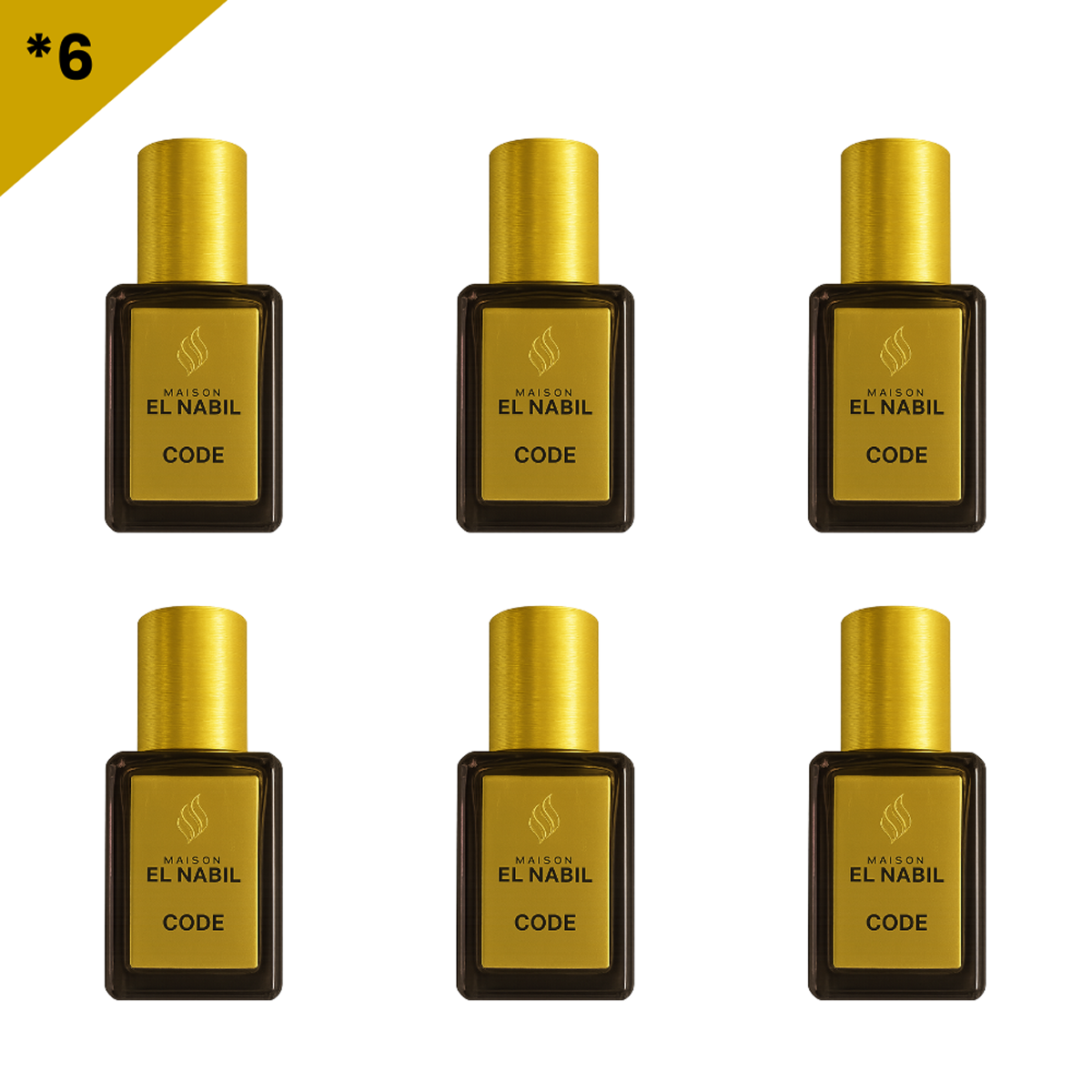 12*5ml el Nabil - Code - Profumo concentrato Senza Alcool