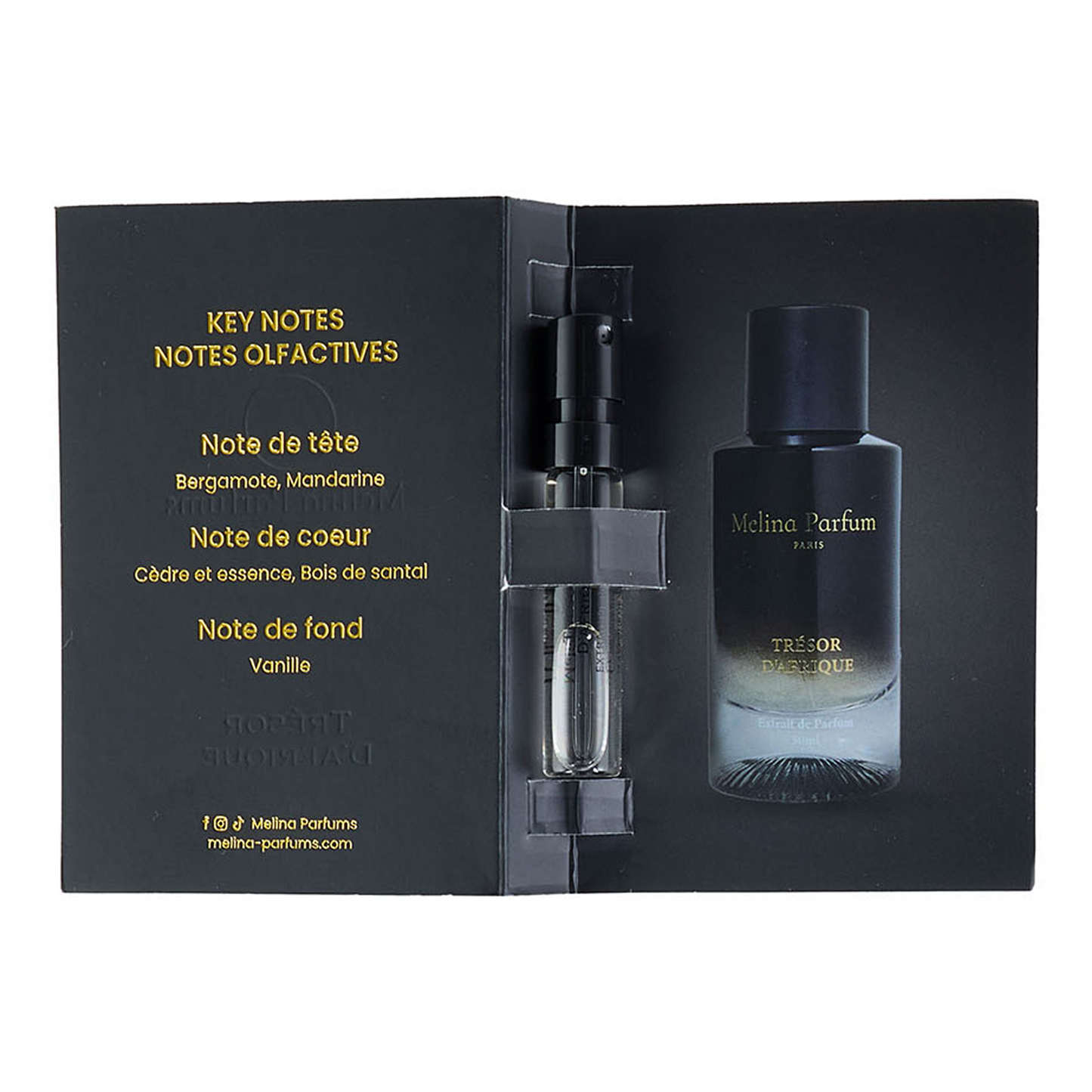 Melina Parfums - Trésor d'Afrique - Estratto di profumo per uomo