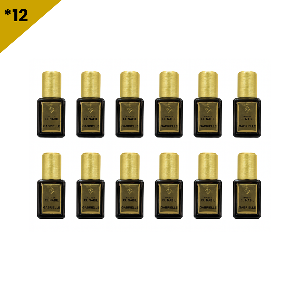 12*5ml el Nabil - Gabrielle - Parfum Concentré Sans Alcool