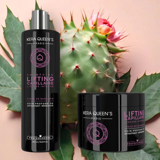 Kera Queen's - Duo lifting Fico d'India Shampoo 500ml + Maschera 500ml
