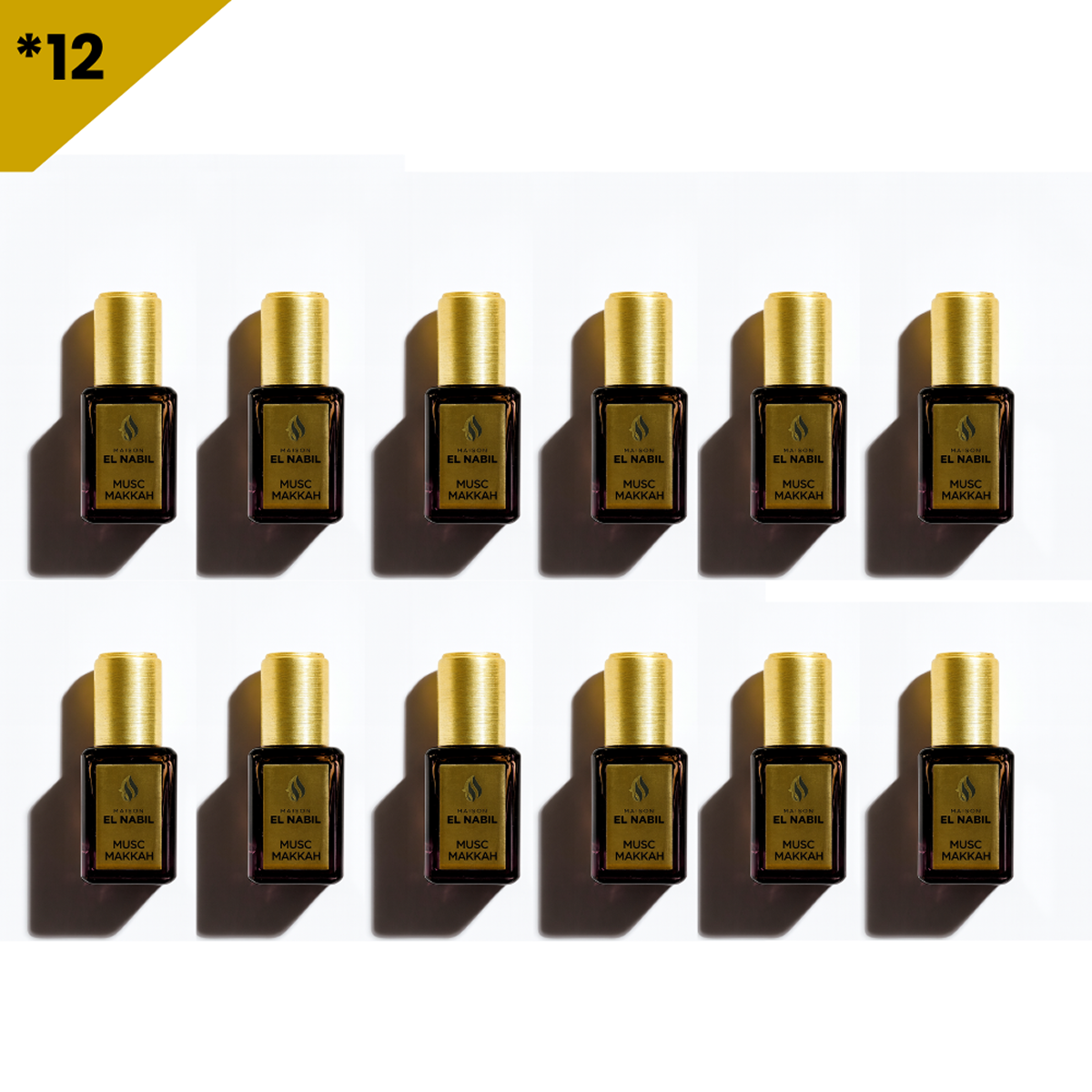 12*5ml el Nabil - Makkah - Profumo concentrato Senza Alcool