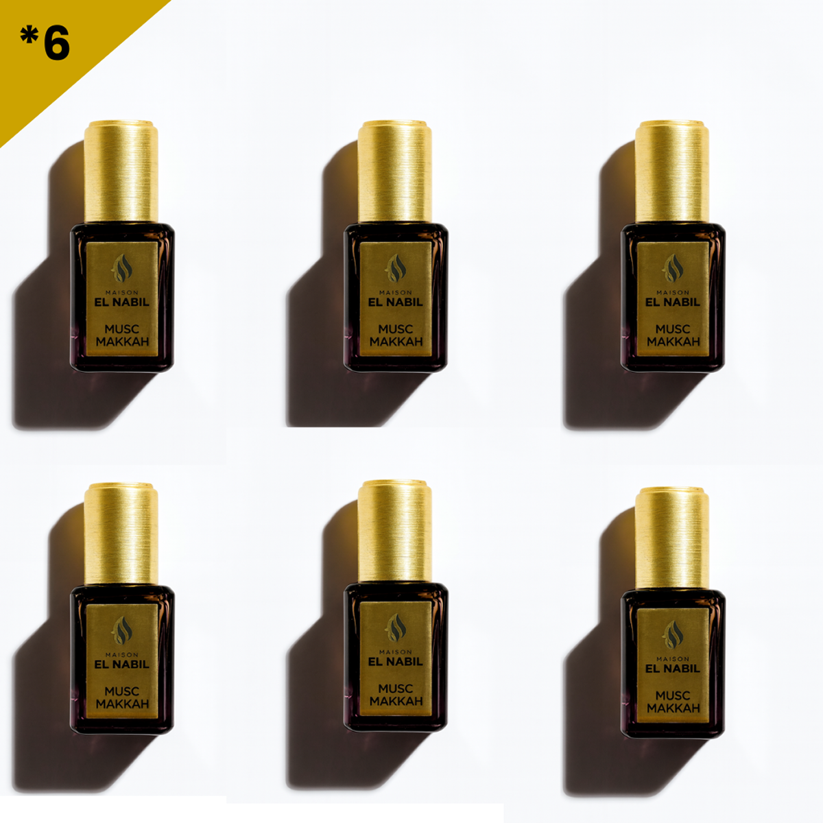 12*5ml el Nabil - Makkah - Profumo concentrato Senza Alcool