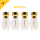 12ml * 4 Gris Montaigne - Musc Tahara Mango Cream - Concentré de Parfum