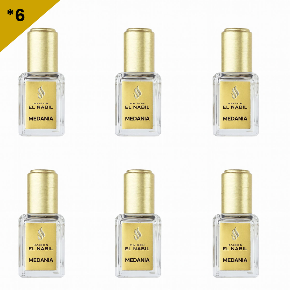 12*5ml el Nabil - Medania - Profumo concentrato Senza Alcool