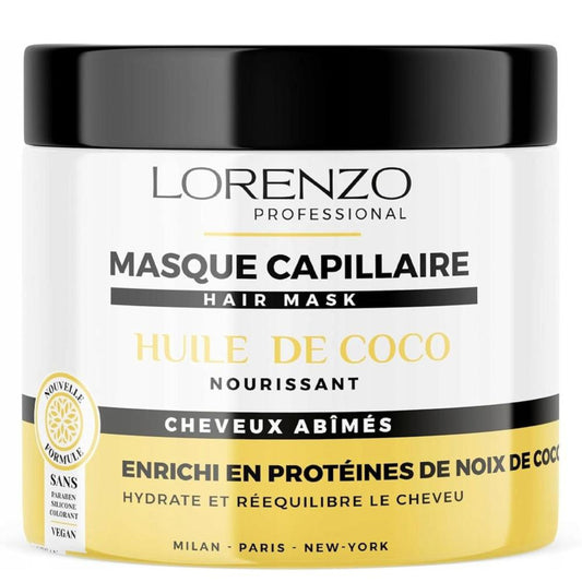 Lorenzo Professional - Olio Coco - Maschera Capelli Capelli danneggiati